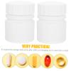 Luxshiny 3sets Screw Cap Empty Powder Bottles Compact Medicine Containers for Travel 12pcs*3 view 2