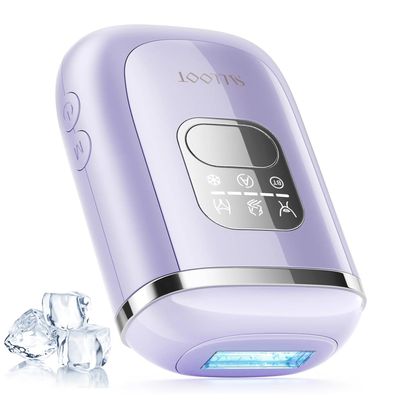 IPL Laser Hair Removal for Women and Men, Dual Pulses 78W Powerful 22J, 39F Sapphire Ice-Cooling, Painless, Permanent Epilator Mini Hair Removal Device at Home for Bikini, Face, Legs, Armpits