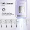 IPL Laser Hair Removal for Women and Men, Dual Pulses 78W Powerful 22J, 39F Sapphire Ice-Cooling, Painless, Permanent Epilator Mini Hair Removal Device at Home for Bikini, Face, Legs, Armpits view 2