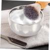 Happyyami 1set Men Shaving Brush Kit Stand and Foaming Bowl Complete Grooming for Easy Cleaning and Storage for Daily Use view 3