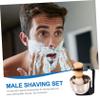 Happyyami 1set Men Shaving Brush Kit Stand and Foaming Bowl Complete Grooming for Easy Cleaning and Storage for Daily Use view 4