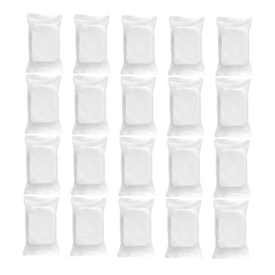 Happyyami Compressed Makeup Pads 100-Count Non-Woven Facial Cleansing Pads Thick Pearl Pattern Makeup Remover for Skin Types for Travel and Daily Use