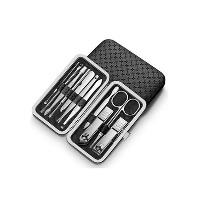 ZHFytsh-0668 Nail Clippers Kit Nail Clipper Set, Home Pedicure Tools Portable Manicure Cutter High-end Scissors Dead Skin Foot Repair Tool 11 Piece Set Manicure Set