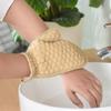 2Pcs Double Sided Exfoliating Shower Gloves Back Rubbing Towel view 3