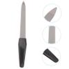 Happyyami Professional Nail File Buffer Stainless Steel Double-Sided Nail Salon Supplies Plastic Handle for Natural view 2