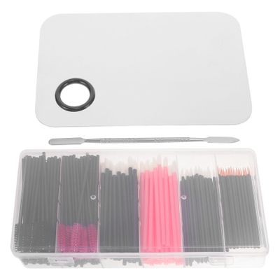 Vaguelly 1set Eyelash Lash Brush Applicators and Lip Brushes Portable Makeup Tool Kit for Women Eyebrow Mascara and Eyelash Comb Wands Tools for Travel and Home Use