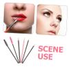 Vaguelly 1set Eyelash Lash Brush Applicators and Lip Brushes Portable Makeup Tool Kit for Women Eyebrow Mascara and Eyelash Comb Wands Tools for Travel and Home Use view 3