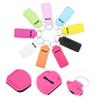 Healeved 45pcs Vibrant Lipstick Cover Keyring Protective Holder for Lipstick Gloss Balm Keychain Compact Accessory view 3