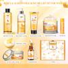 Gifts for Women, Birthday Gifts for Women, 9 Pc Almond Milk & Honey Bath and Body Gifts Set, Self Care Gifts Spa Gifts Basket, Relaxing Bath Sets for Mom, Girlfriend, Sister, Female Friends, Coworker view 2
