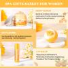 Gifts for Women, Birthday Gifts for Women, 9 Pc Almond Milk & Honey Bath and Body Gifts Set, Self Care Gifts Spa Gifts Basket, Relaxing Bath Sets for Mom, Girlfriend, Sister, Female Friends, Coworker view 4