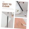 WRITWAA 3pcs Angled Eyeliner Brow Brush Flat Concealer Brush for Smooth Application view 3