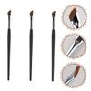 WRITWAA 3pcs Angled Eyeliner Brow Brush Flat Concealer Brush for Smooth Application view 4