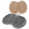 GALPADA 2pcs Foot Cleansing Pad Back Massage Brush Suction Foot Scrubber Bathroom Shower Non-Slip Shower Pad view 1