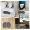 GALPADA 2pcs Foot Cleansing Pad Back Massage Brush Suction Foot Scrubber Bathroom Shower Non-Slip Shower Pad view 3