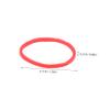 DEARMAMY Silicone Rubber Bands Bracelet Hair Rubber Bands Wide Hair No Damage Elastic view 2