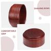 ERINGOGO Wooden Shaving Bowl for Men Durable Vintage Design Ergonomic Shaving Tool Compact and Versatile Grooming Accessory view 3
