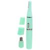 NOLITOY 1pc Electric Eyebrow Trimmer USB Rechargeable Function Ergonomic Design for Easy Hair Removal Safe and Convenient Brow Grooming Tool Green view 1