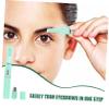 NOLITOY 1pc Electric Eyebrow Trimmer USB Rechargeable Function Ergonomic Design for Easy Hair Removal Safe and Convenient Brow Grooming Tool Green view 2
