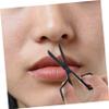 VICASKY 4sets Professional Stainless Steel Nose Hair Scissors Grooming Scissors for Men Women Eyebrow Trimming Tools 2pcs*4 view 2