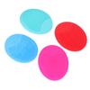 Baluue 4pcs Silicone Facial Cleansing Brush Manual Face Scrubber for Skin Types Non-Abrasive and Green Rosy view 1