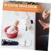 VICASKY Safety Razor Storage Razor Barber Kit Shaving Brush Stand Men's Shaving Kit view 4