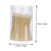 GALPADA 100pcs Lipstick Gloss Wands Makeup Lip Brush Smooth Application Craft for Party Wedding Christmas view 2