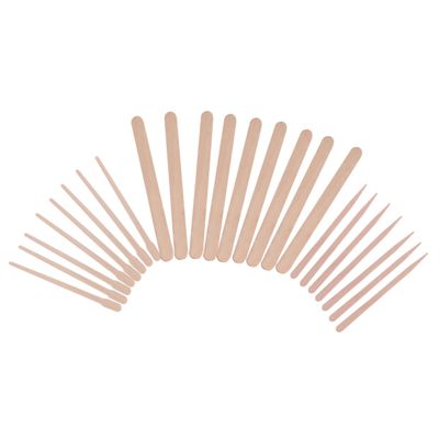 Baluue Hair Wax Stick Kit 600pcs Professional Waxing Sticks for Hard Wax Hair Removal Great for Salon Diy