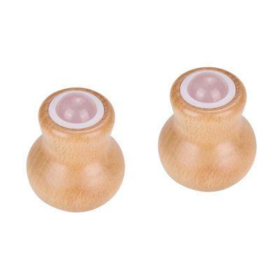 Healeved 2pcs Jade Face Roller for Skin Care Reusable Facial Tool for and Relaxation Handle for Neck Hands and Legs for Self-Care Routine