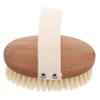 Alipis Luxurious Bristle Shower Bath Brush for Body Scrubbing Natural Wood Body Washing Brush view 1