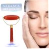 Healeved Roller Massaging Tool Face Massage Tool Red Agate Facial Massager for Face view 2
