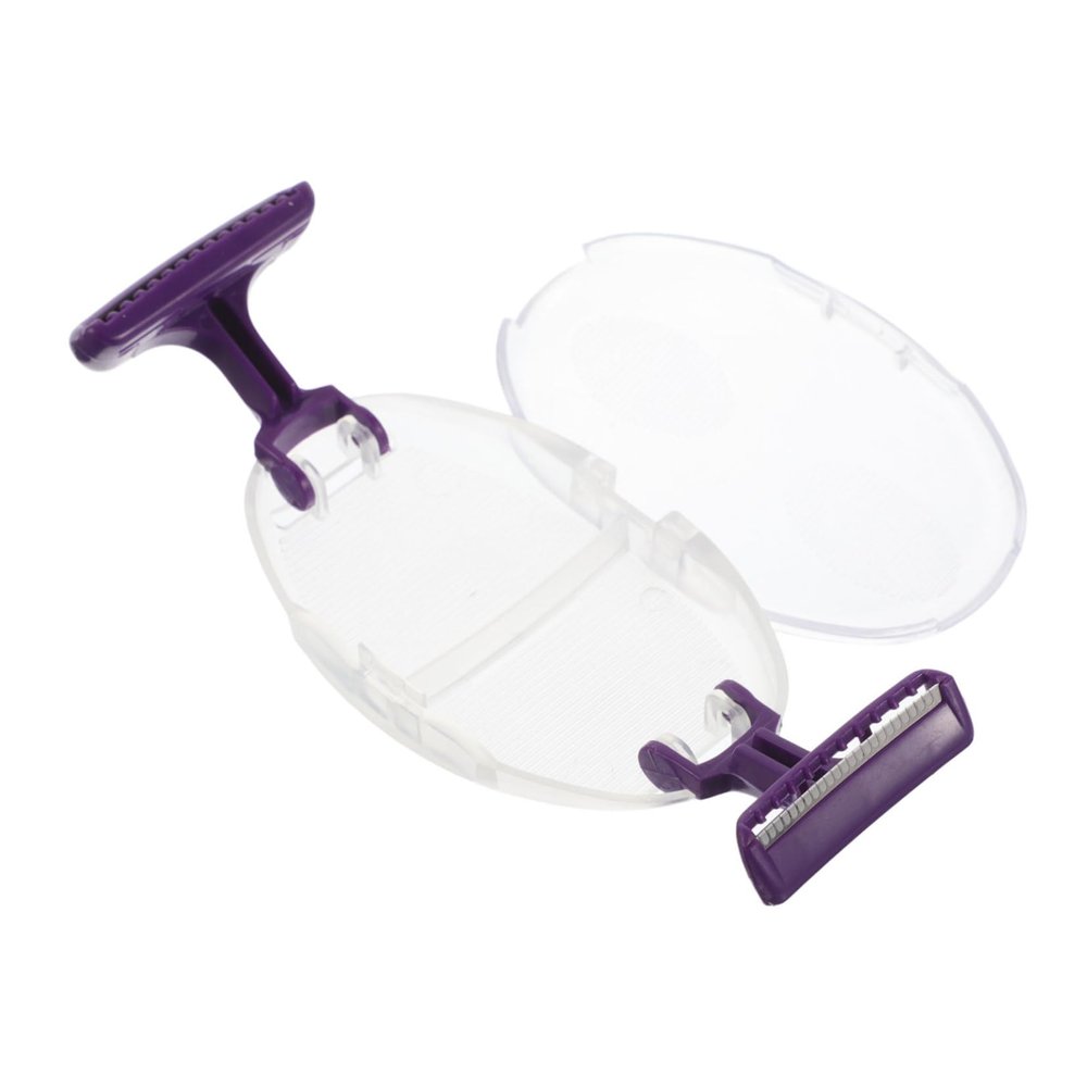 DEARMAMY Facial Threading Hair Removal Tool Rake Shaped Razor for Women Fast Hair Cleaning Brush Protective Guard