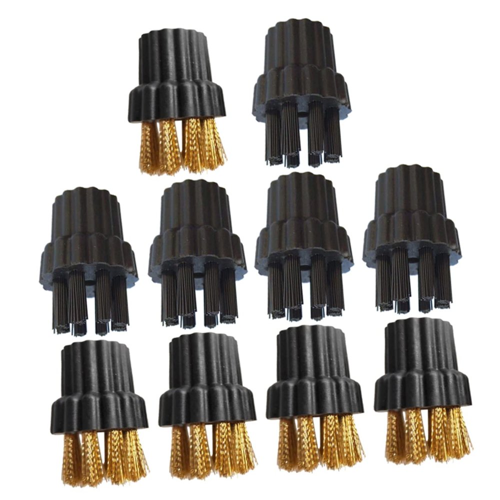 Beaupretty 10pcs Sturdy Fine Workmanship Steam Cleaner Brush Head Household Cleaning Device Accessory