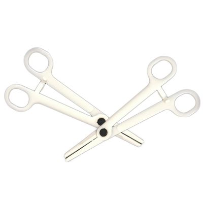 OSOLADY 25pcs Body Piercing Tools Plastic Piercing Clamps Diagonal Pliers Disposable High Strength for Tongue Belly Eyebrows