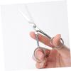 PartyKindom Stainless Steel Non-Slip Scissors for Men Precision Trimming Scissors Teeth for Beard Grooming Small Grooming for Facial Hair view 4