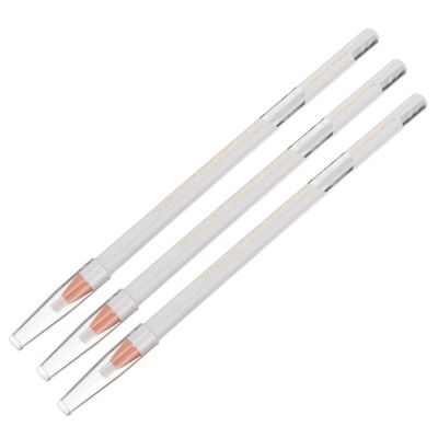 SAFIGLE 3pcs White Eyebrow Eyeliner Pencil Versatile Highlighter and Eye Shadow Tool for Precise Makeup Application for Brightening Eye Corners and Lids