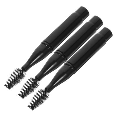 HONMEET 3pcs Eyebrow Brushes Eyelash Wands with Cover Portable Makeup Applicators for Eyebrows and Eyelashes Compact and Convenient for Travel to Clean