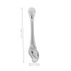 DEARMAMY Metal Eye Cream Roller Applicator Stick Leaf Design Portable Eye Massager Tool for Skincare for Dark Circles and Puffiness Relief view 2