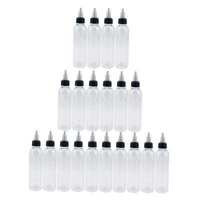 Alipis 20Pcs Hair Dye Applicator Bottles, Plastic Squeeze Containers 120ml