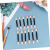 Baluue 24pcs Disposable Dual-sided Eyeshadow Applicators Makeup Sponge Sticks for Eye Shadow Eyebrow and Glitter Application view 4