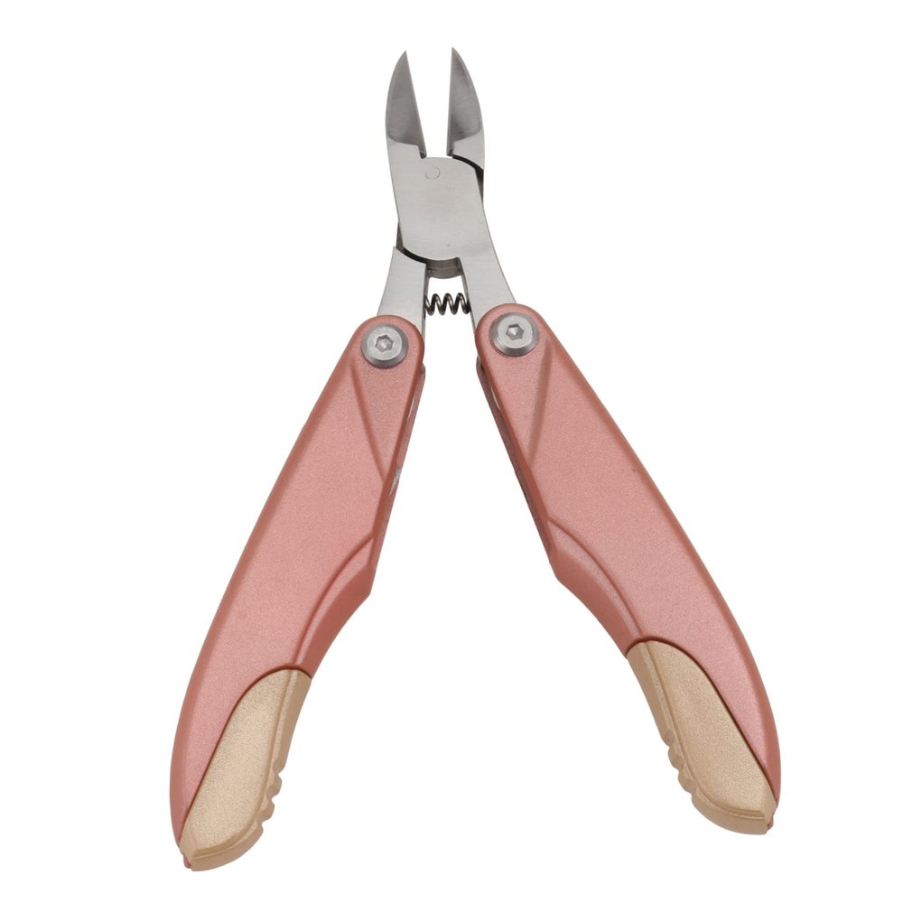 Beaupretty 1pc Portable Rose Golden Stainless Steel Cuticle Nipper for Nails Professional Beauty Tool for Manicure Pedicure Lightweight Comfortable Design Easy to Trim Overgrown Cuticles