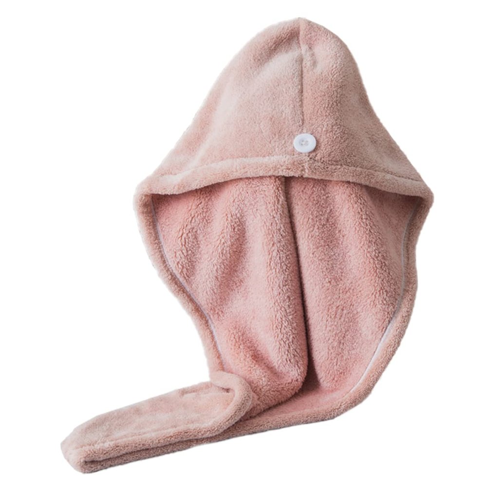 WRITWAA Thickened Water-Absorbing Quick-Drying Headscarf Hair Dryer Bonnet Sleeping Handkerchief Quick Dry Towels Turban Towel Wrap Quick Drying Shower Towel Shower Towel Quick Dry Red