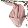 WRITWAA Thickened Water-Absorbing Quick-Drying Headscarf Hair Dryer Bonnet Sleeping Handkerchief Quick Dry Towels Turban Towel Wrap Quick Drying Shower Towel Shower Towel Quick Dry Red view 3
