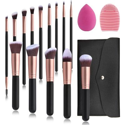 14 makeup brush sets, 5 large and 9 small makeup brush tools, makeup brushes