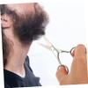 KAILIKETIY 2sets Beard Grooming Kit with Stainless Steel Scissors and Combs Portable Storage Bag for Precision Beard Trimming and Eyebrow Grooming view 4