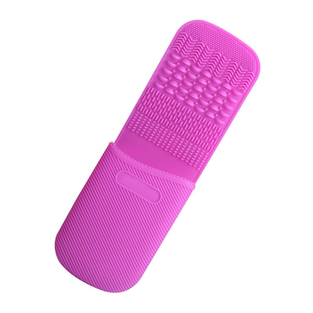NOLITOY Silicone Makeup Mat Makeup Brush Pad Brush Cleaning Mat Scrubber Travel-friendly