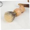 ERINGOGO Beard Brush for Men Styling and Cleaning Badger Hair Wood Handle Mustache Brush Hair Grooming Tool Portable Barber Shop Quality view 4