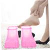 FRCOLOR 1 Pair Foot Soaker Shoes for Foot Bathing for High-top Design for Relaxation and Pedicure Red view 3