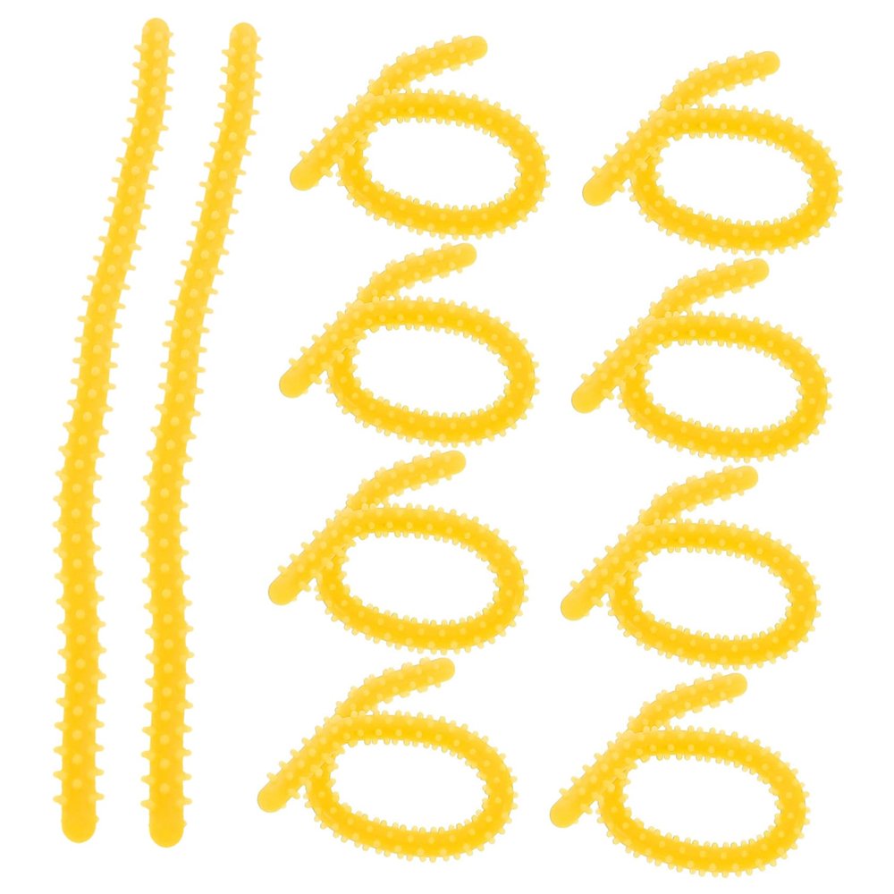 WRITWAA 10pcs Spiral Perm Rods Silicone Hair Rollers for Curling Multi-purpose Hair Curling Tools User-friendly Design for Home and Salon Use Compact and Portable