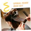WRITWAA 10pcs Spiral Perm Rods Silicone Hair Rollers for Curling Multi-purpose Hair Curling Tools User-friendly Design for Home and Salon Use Compact and Portable view 3