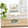 Cabilock 360 Rotating Makeup Organizer High Capacity Plastic Cosmetic Storage Rack for Bathroom Countertop Space-Saving Multi-Layer Vanity Holder for Skincare and Makeup Essentials view 4